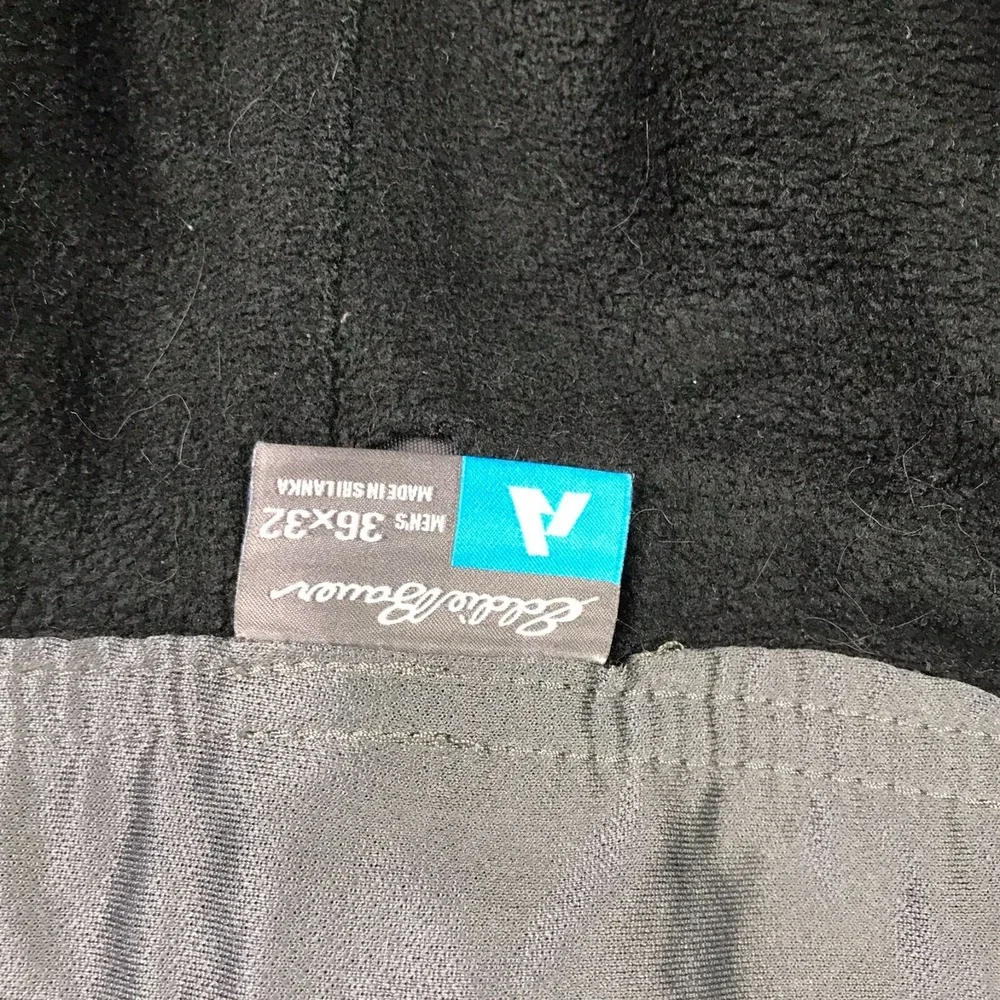 Eddie Bauer First Ascent Guide Pro Pants Mens 36 (38x31) Gray Fleece Lined Cargo